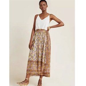 Anthropologie Harvest Midi Skirt